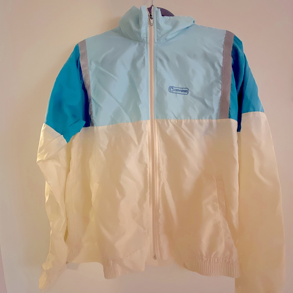 Vintage Converse Windbreaker with Stow-away hood